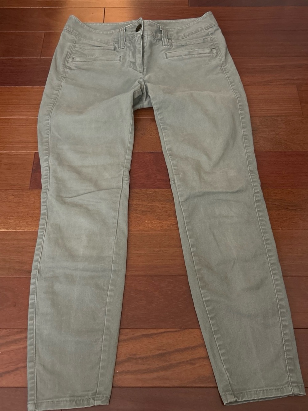 LOFT Gray Utility Pants